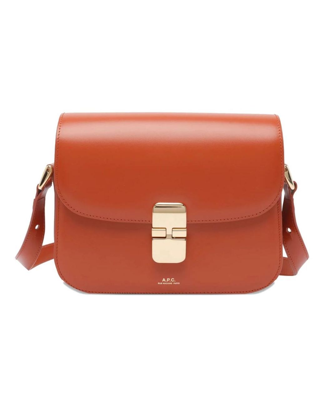 A.P.C. Orange Cross Body Bags