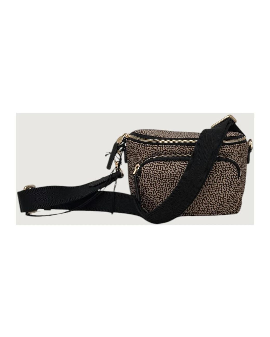 Borbonese Black Marsupio Mini