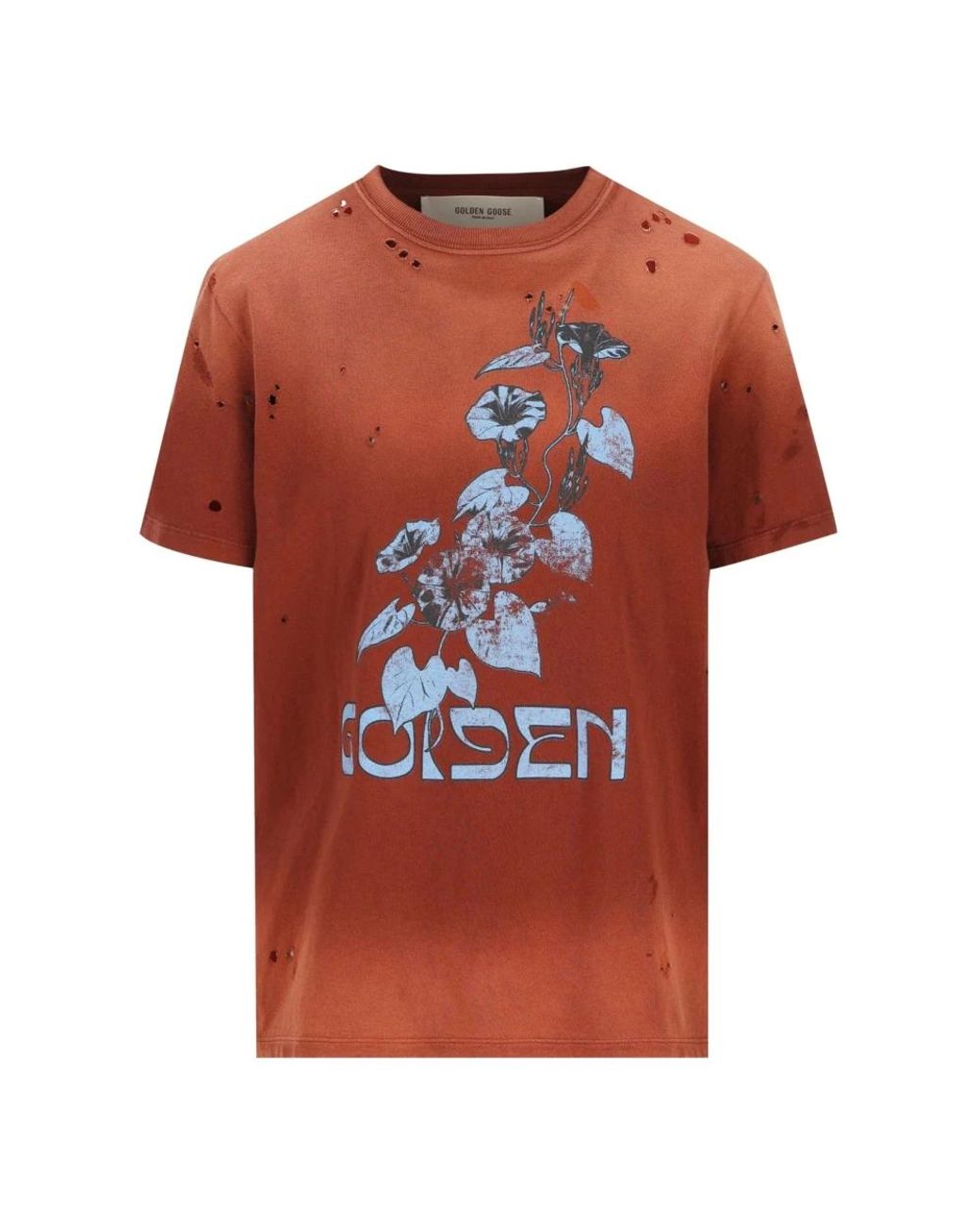 Golden Goose Deluxe Brand Orange T-Shirts