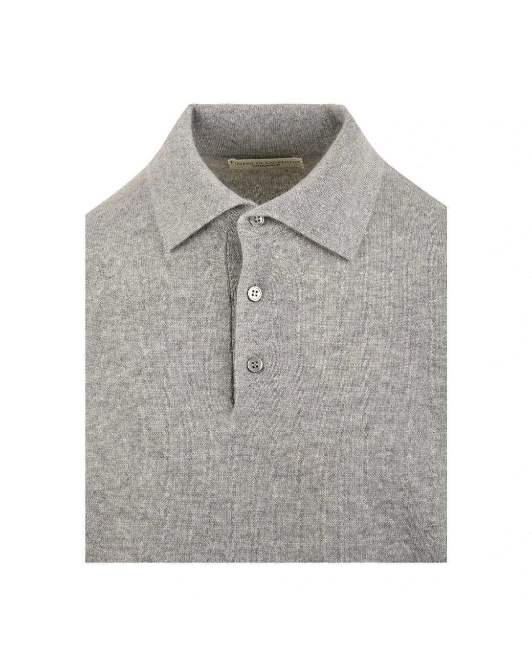 FILIPPO DE LAURENTIIS Gray Cashmere Knitwear for men