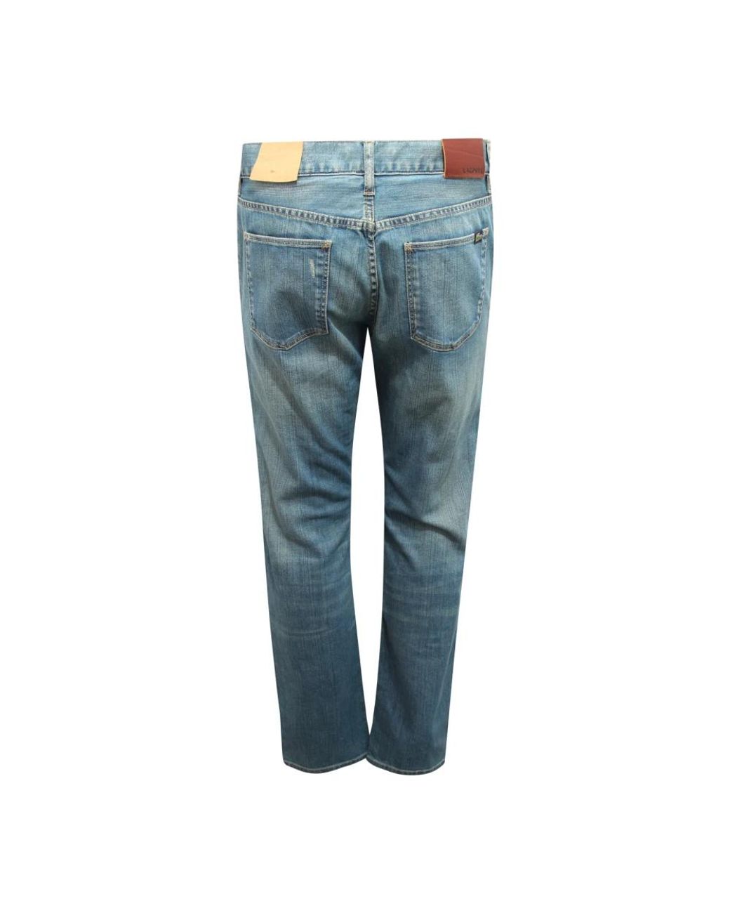 Lacoste Blue Straight Fit Jeans for men