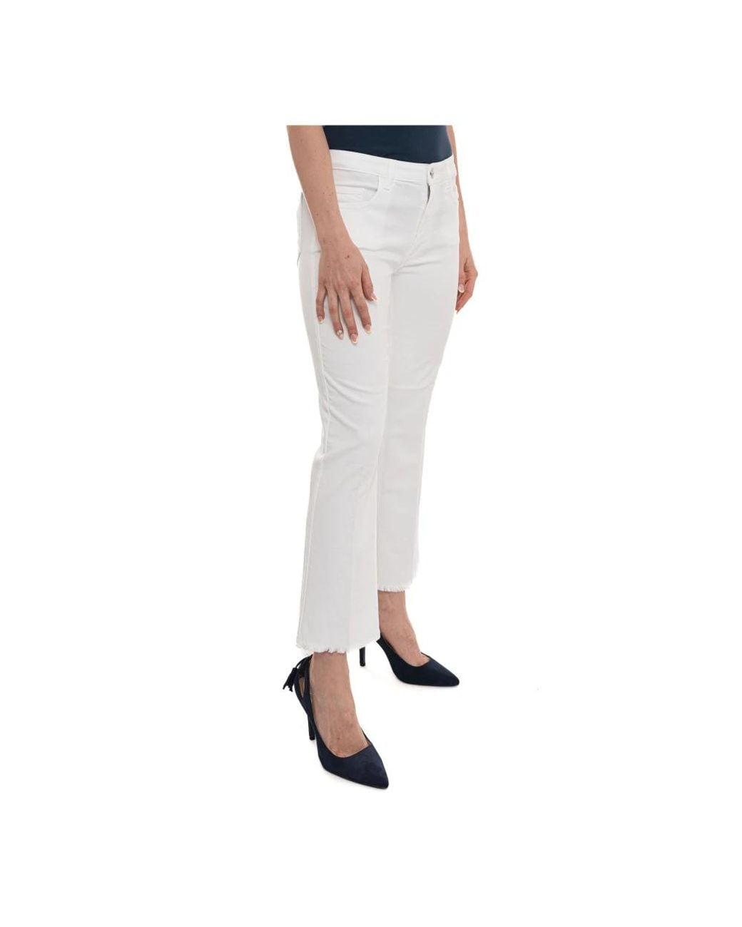 Fay Blue Cropped Jeans
