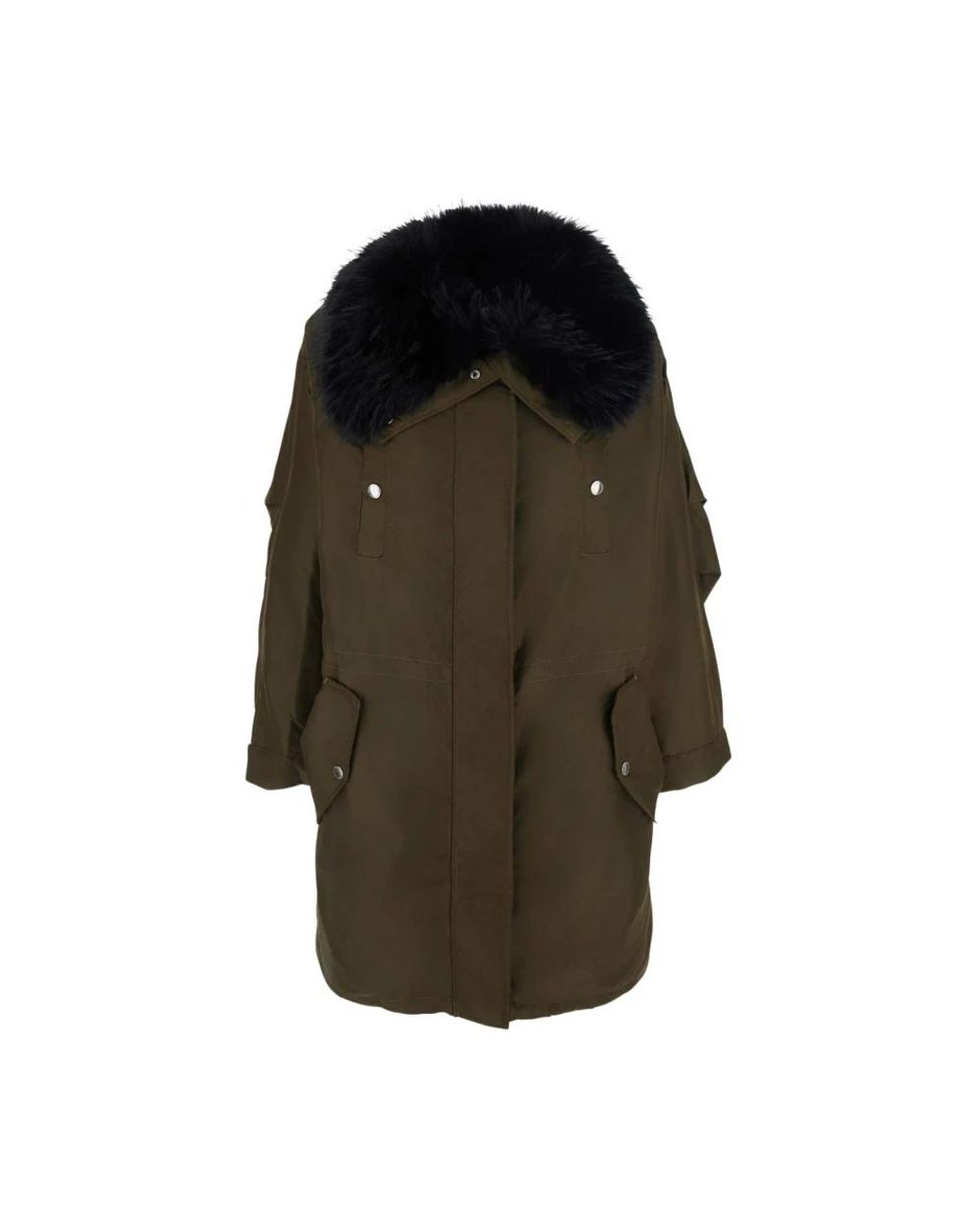 Stand Studio Jassen ,Groen ,Polyester Frankie Coat in het Green