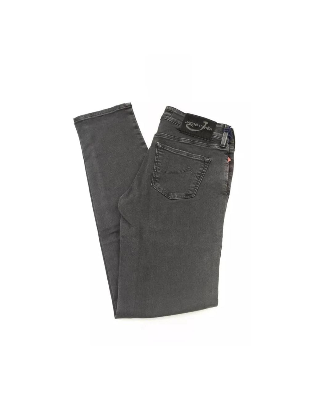 Jacob Cohen Gray Slim-Fit Jeans