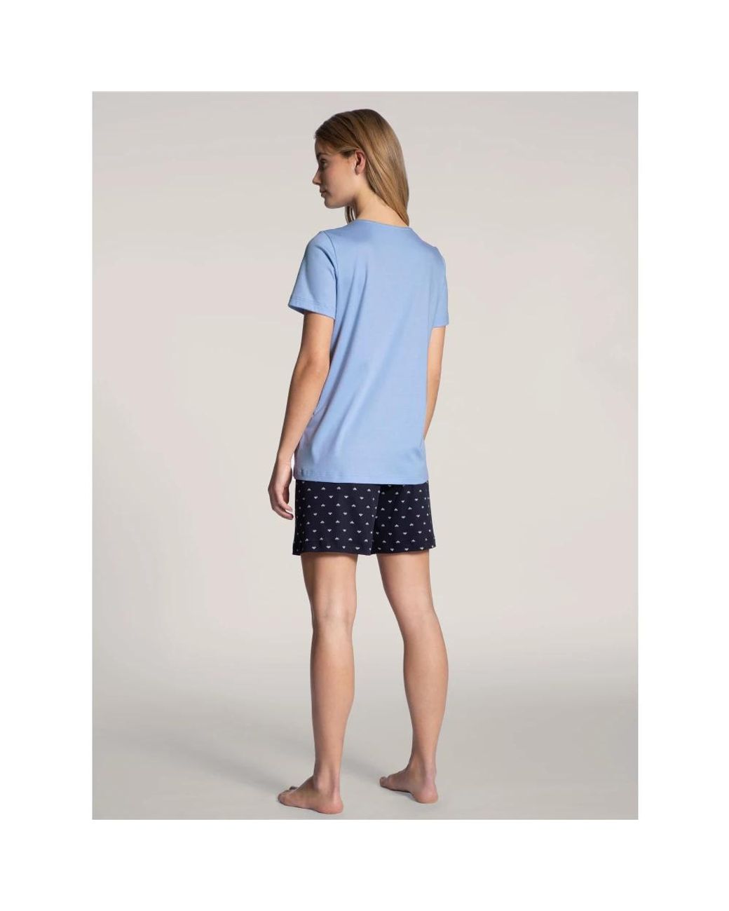 Calida Nachtkleding ,Blauw ,Pyjama Voor Vrouwen Voor Comfortabele Nachten in het Blue