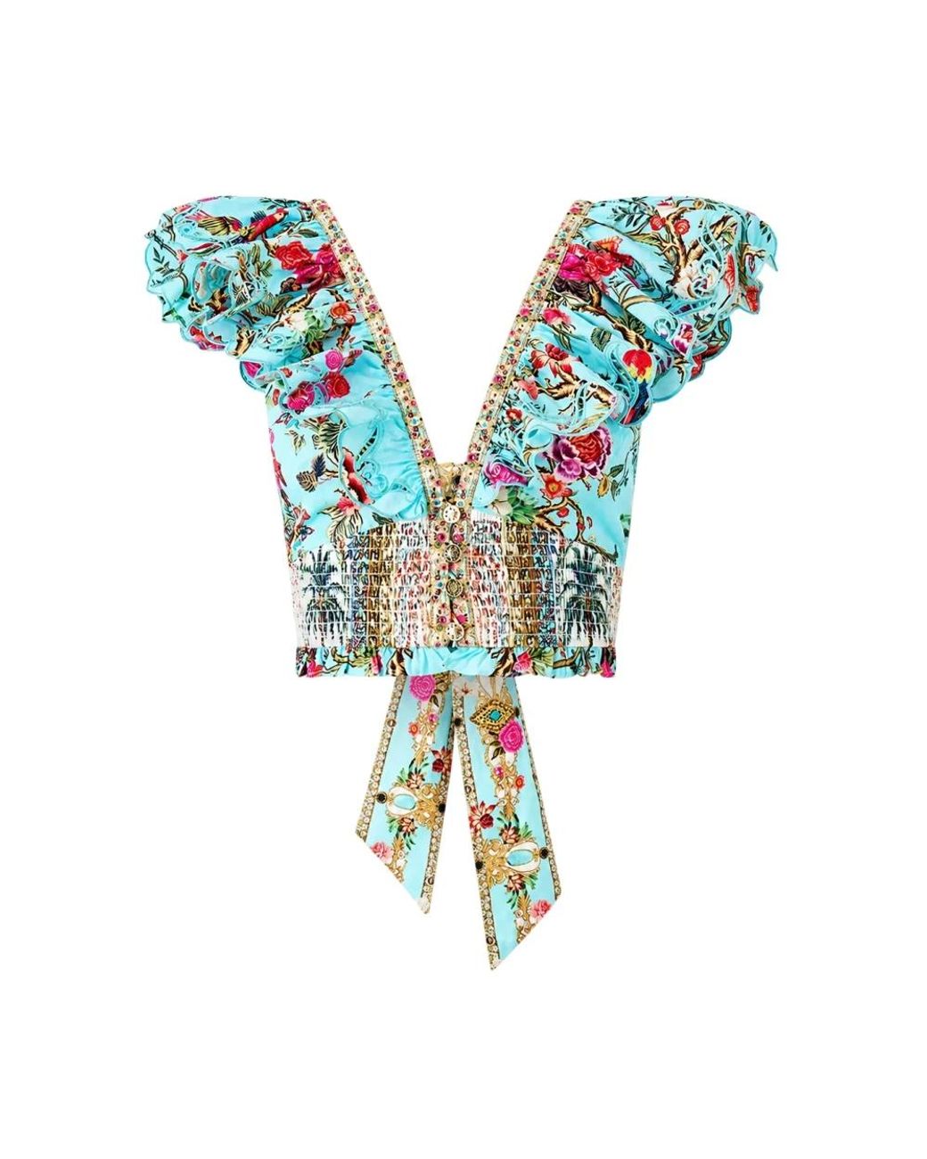 Blouses Camilla de color Blue