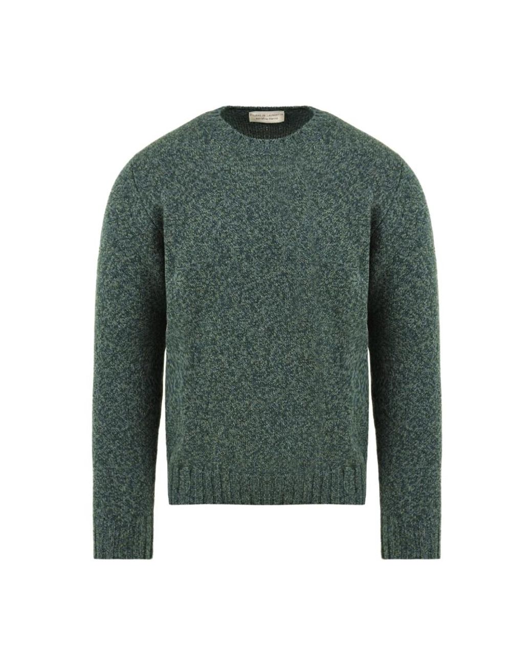 FILIPPO DE LAURENTIIS Green Round-Neck Knitwear for men