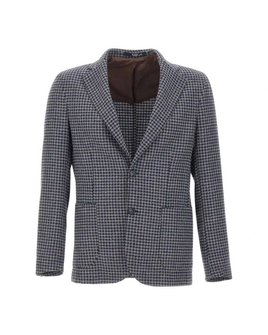 Barba Napoli Gray Blazers for men