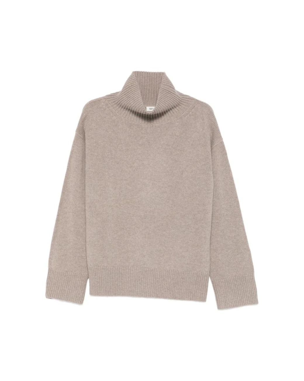 Soft Goat Gray Cashmere Knitwear