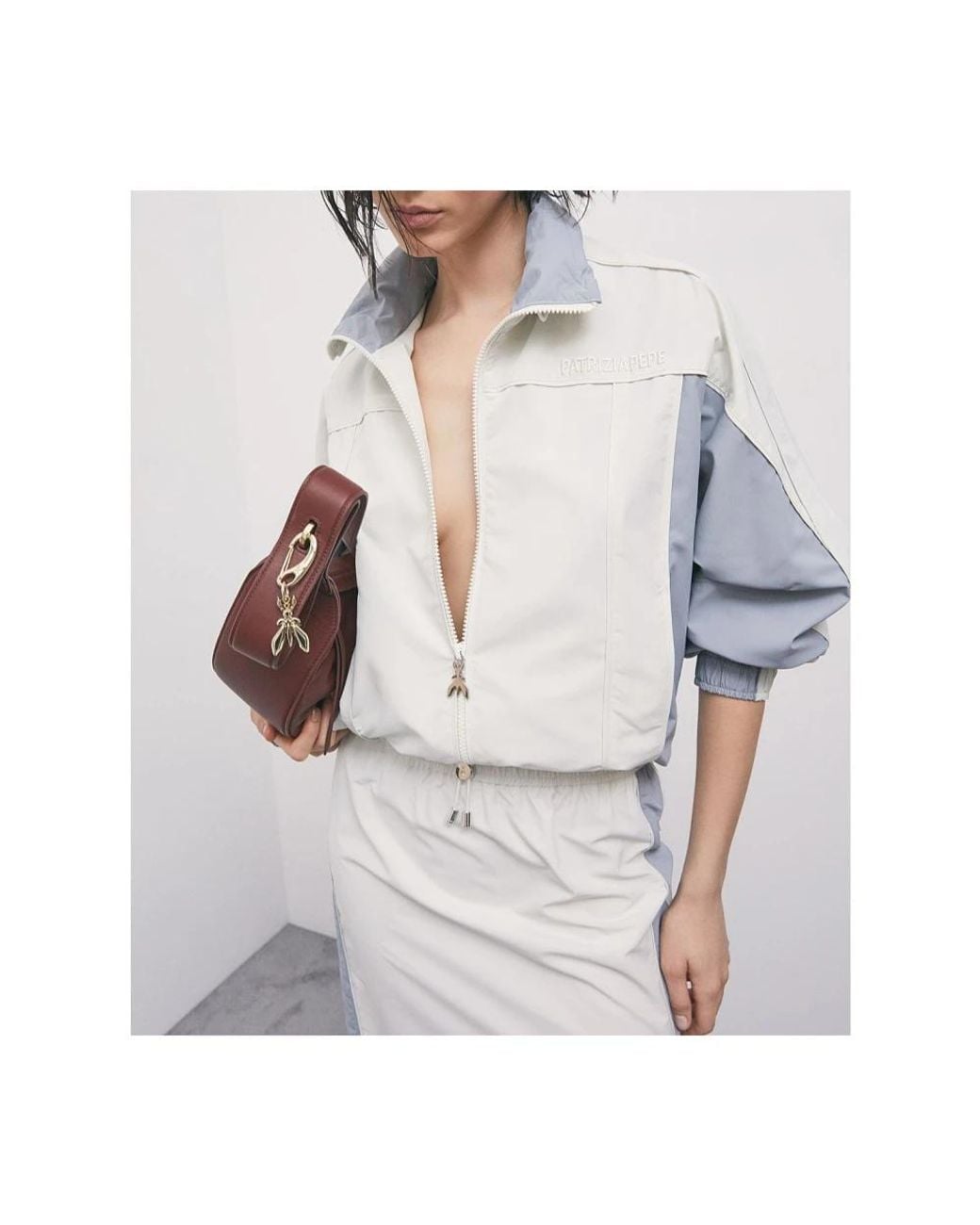 Patrizia Pepe Blue Light Jackets