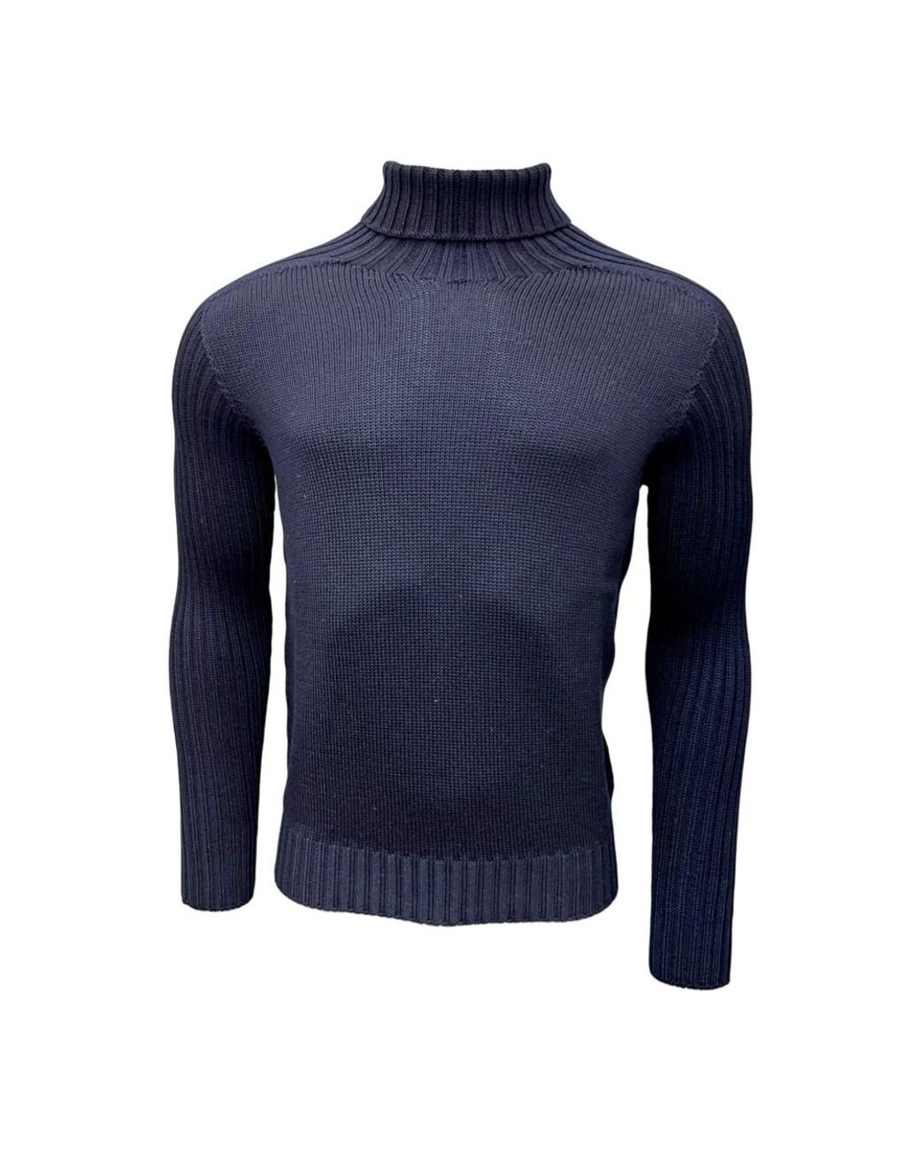 Gran Sasso Blue Turtlenecks for men