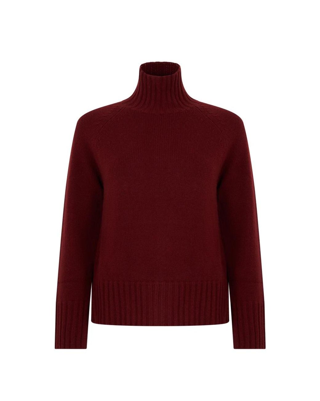 Max Mara Red Turtlenecks