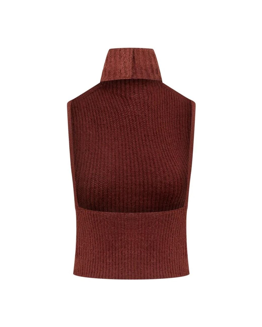 Max Mara Red Turtlenecks