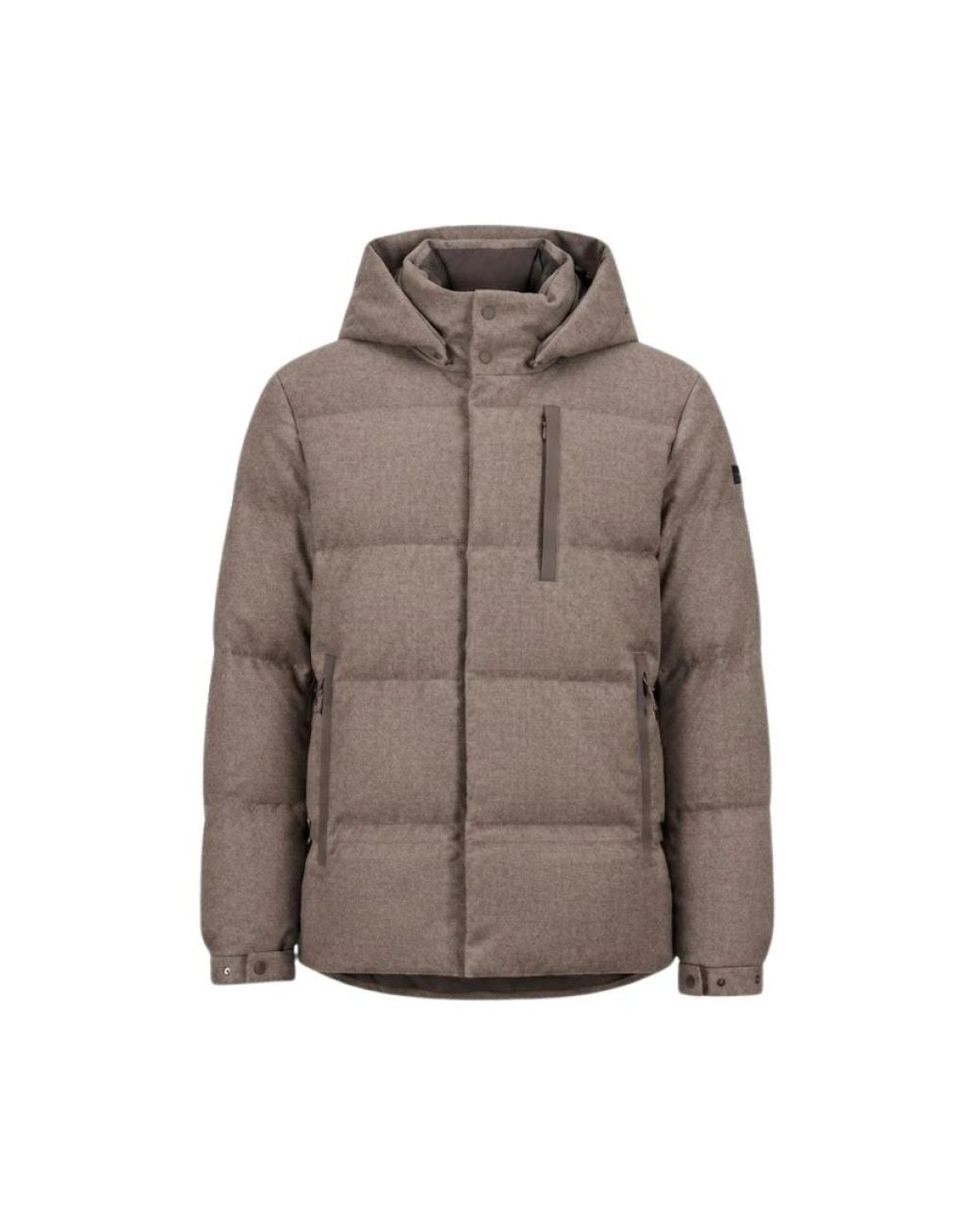 DUNO Brown Down Jackets for men