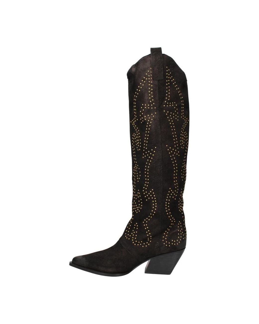 Marc Ellis Black Cowboy & Biker Boots