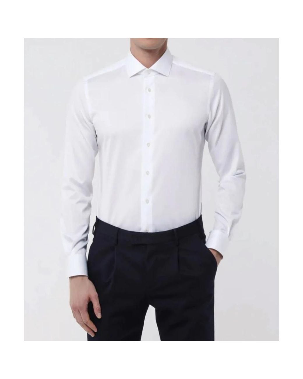 Xacus White Formal Shirts for men