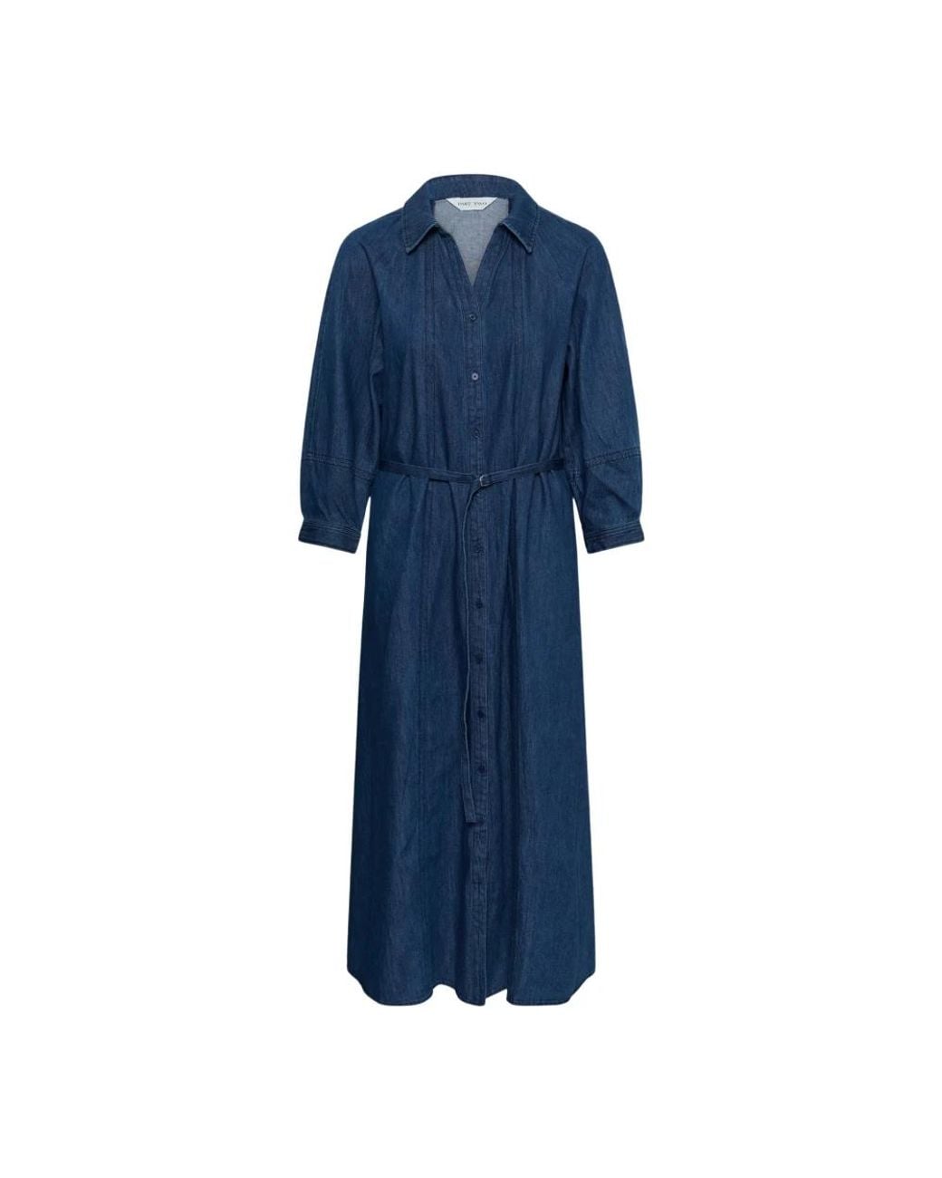 Part Two Blue Shirt Dresses