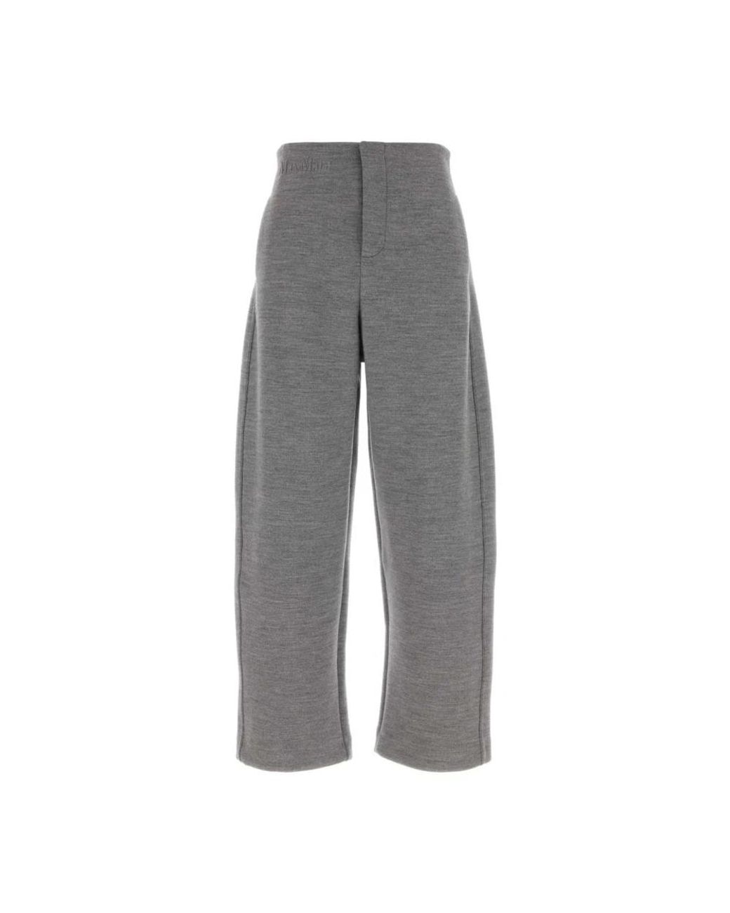 Max Mara Gray Wide Trousers