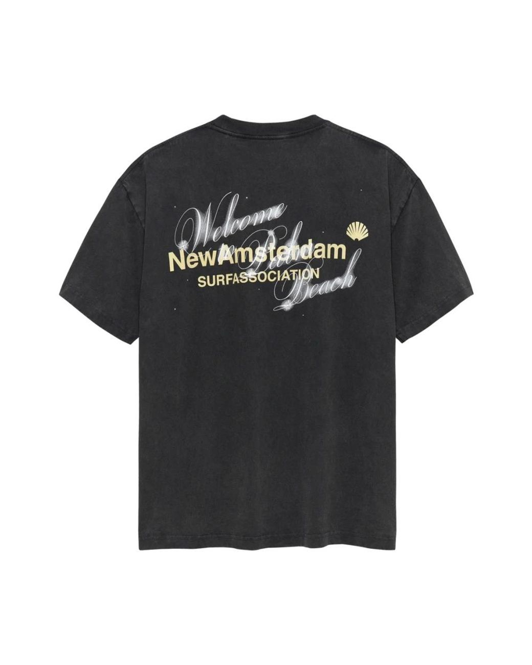 New Amsterdam Surf Association Black T-Shirts for men