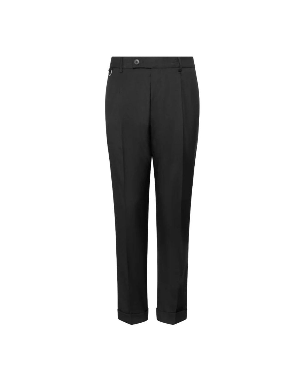 Low Brand Black Suit Trousers for men