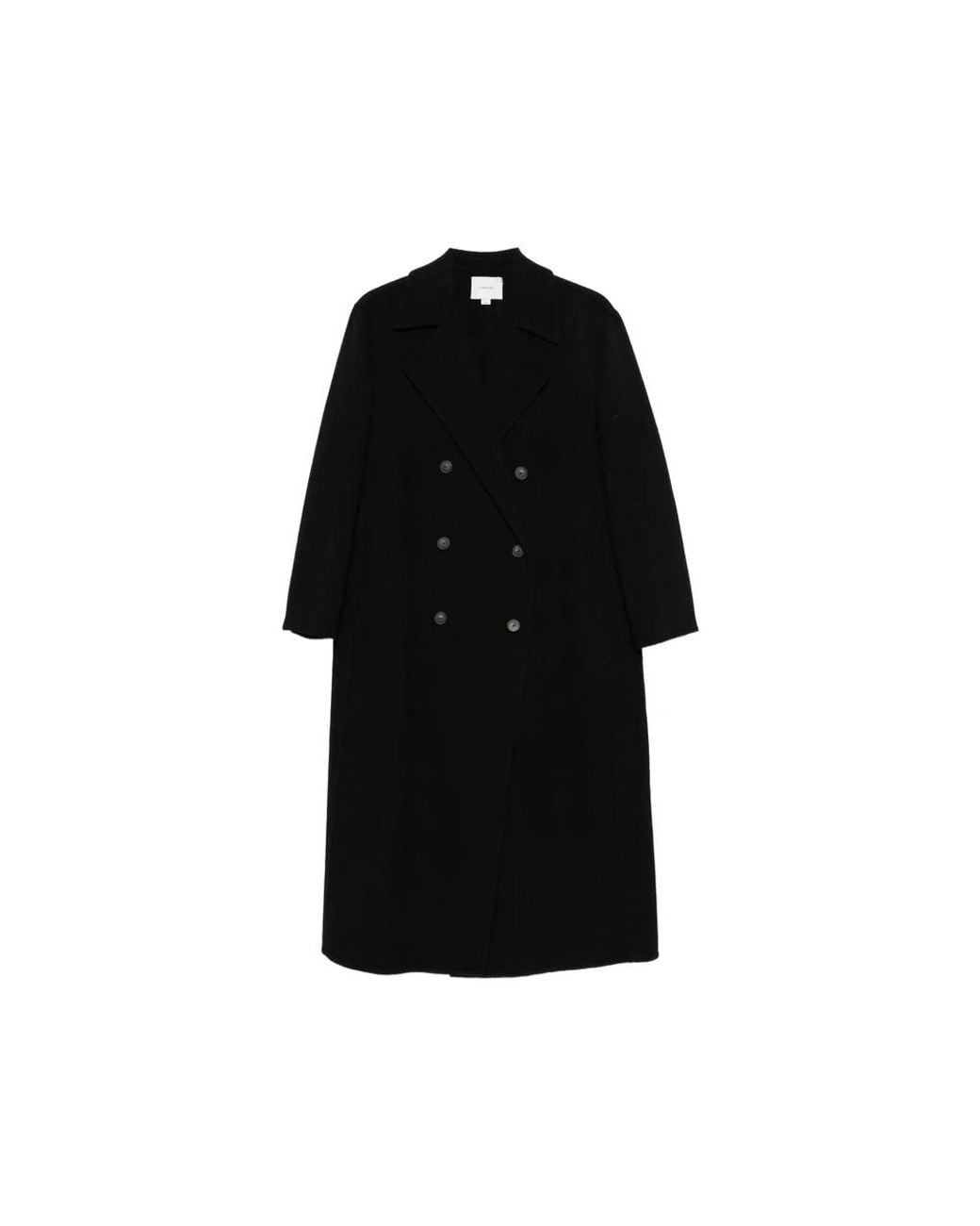 Vince Black Double-Breasted Coat