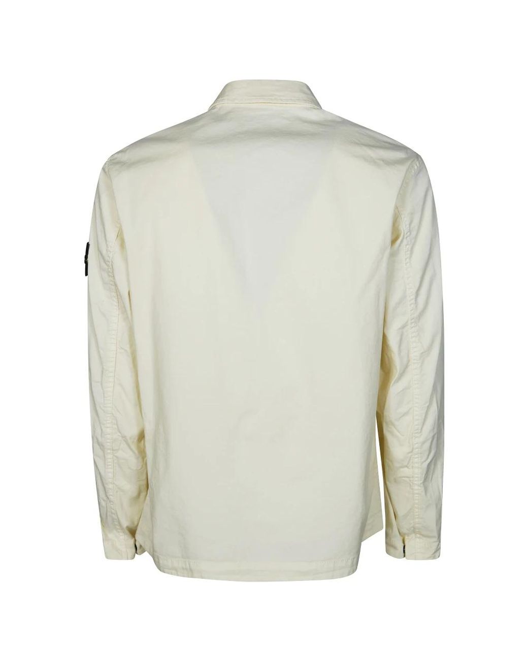 Stone Island White Casual Shirts for men
