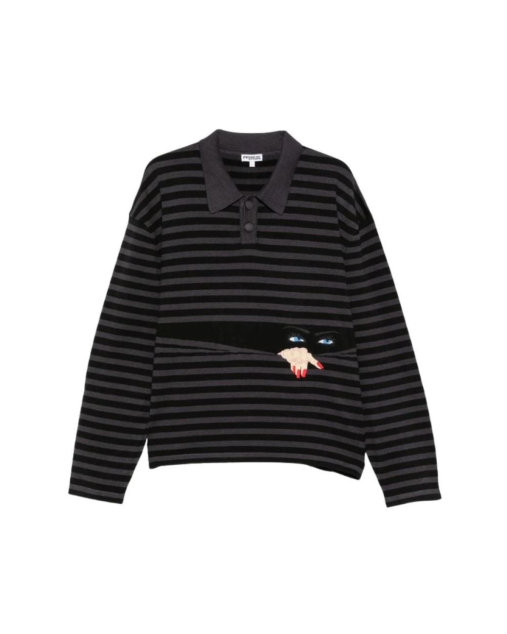House of Errors Black Polo Shirts for men