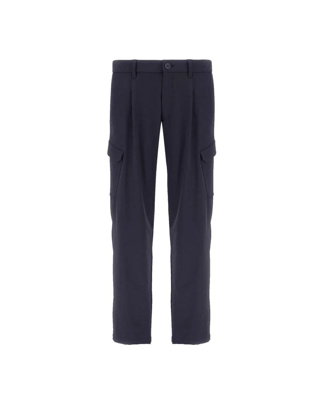 Straight Trousers Herno de hombre de color Blue