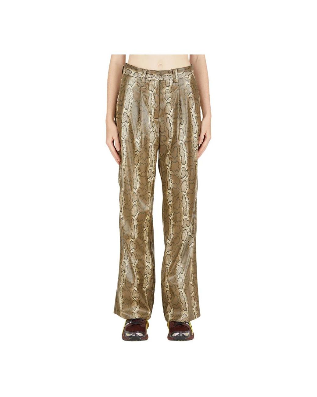 Soulland Brown Wide Trousers