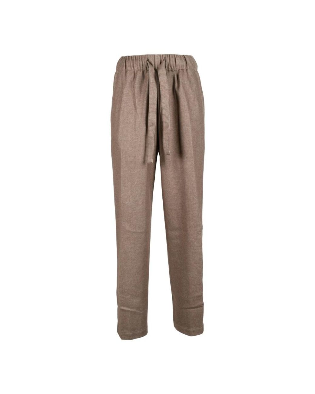 Myths Brown Slim-Fit Trousers
