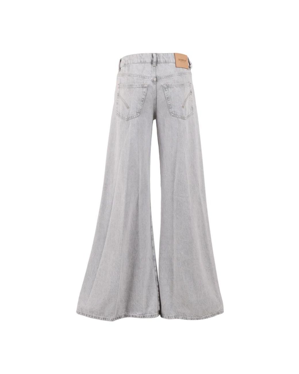 Dondup Gray Wide Jeans