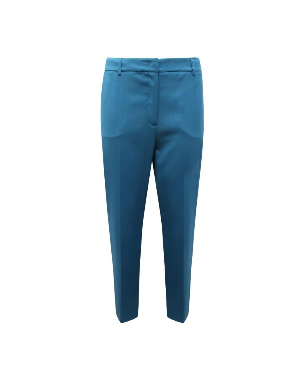 Max Mara Broeken ,Blauw ,Cigarette Fit Broeken in het Blue