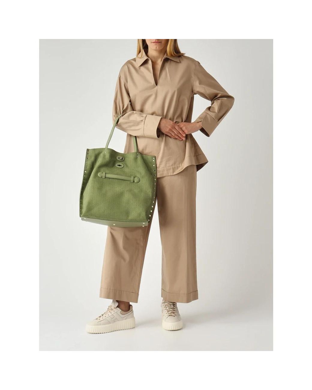 Zanellato Green Tote Bags