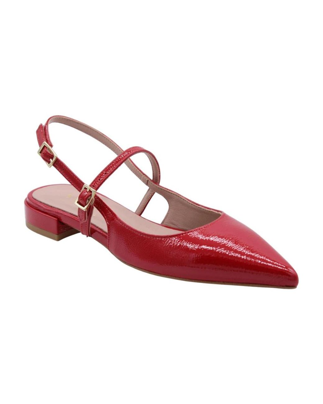 Scapa Red Ballerina Shoes