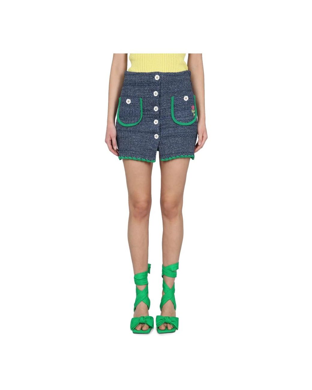 Cormio Blue Short Skirts