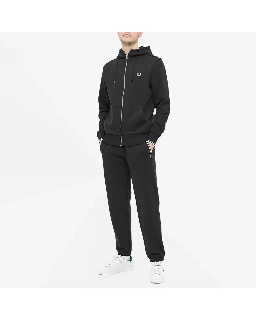 Fred Perry Black Zip-Throughs for men