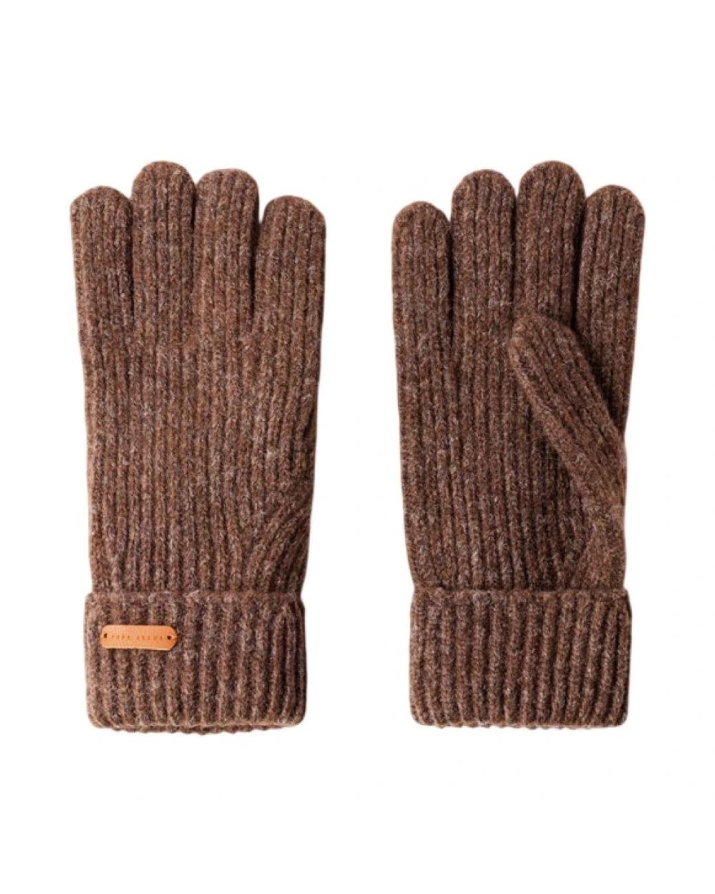 Pepe Jeans Brown Gloves