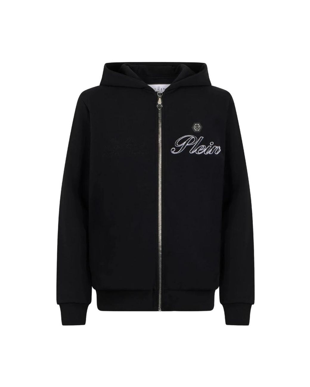 Philipp Plein Black Zip-Throughs for men
