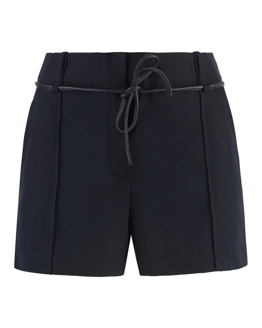 Yves Salomon Blue Short Shorts