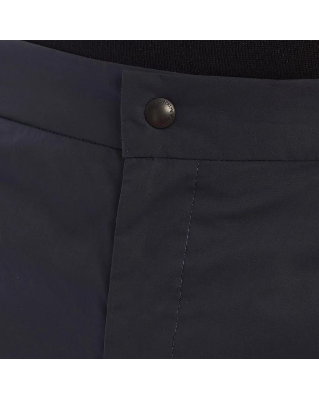 Emporio Armani Blue Straight Trousers for men