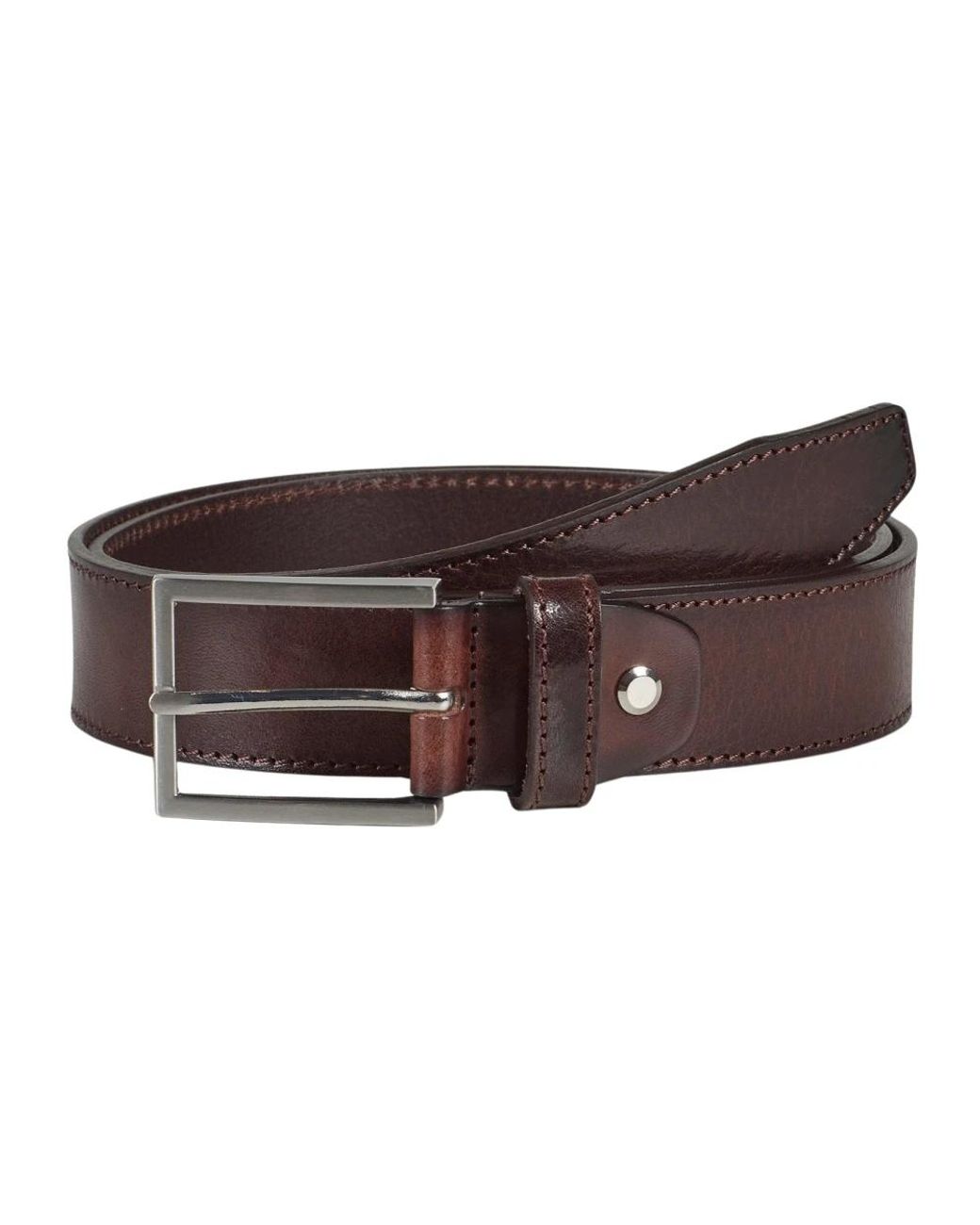 Howard London Accessoires ,Bruin ,Leer Lederen Riem Matthew in het Brown voor heren