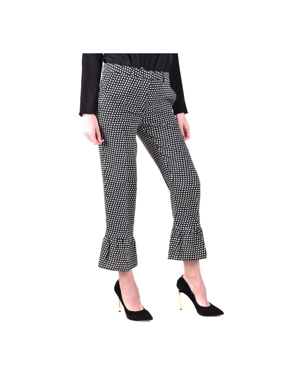 Philosophy Di Lorenzo Serafini Gray Cropped Trousers