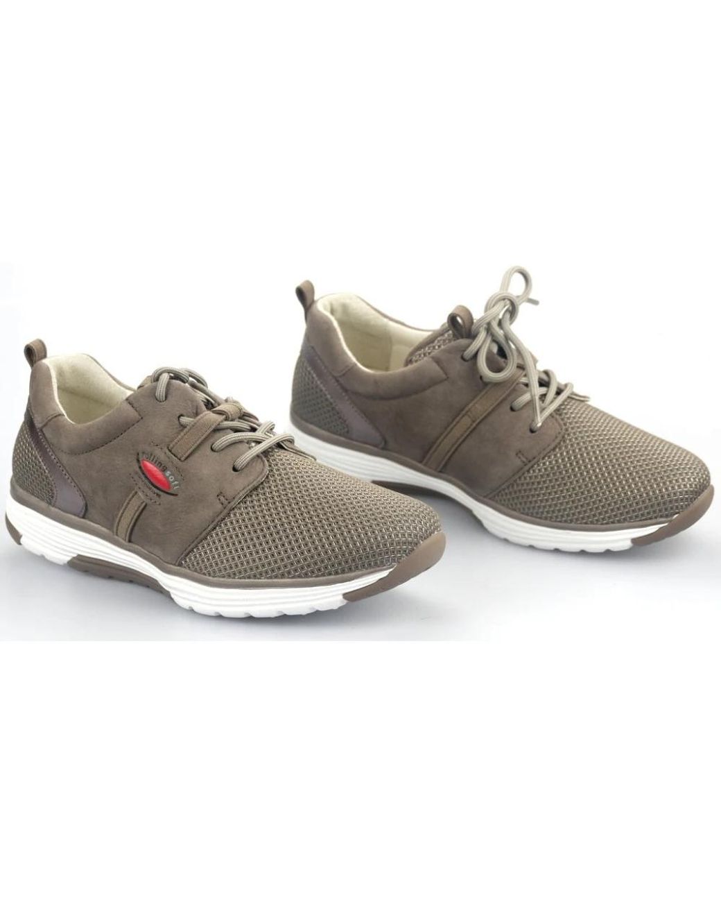Gabor Gray Rollingsoft sensitive nubuk und mesh combi