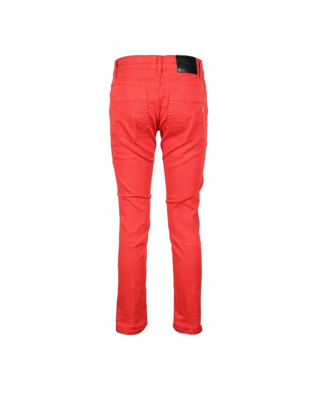 Dondup Red Slim Fit Jeans