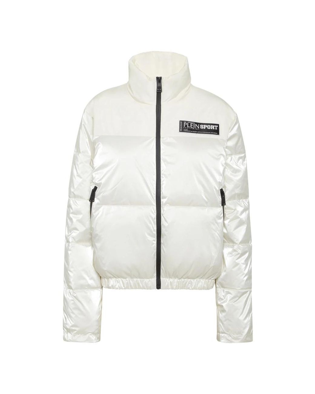 Philipp Plein Fitness ,Wit ,Nylon Nylon Bomber in het White