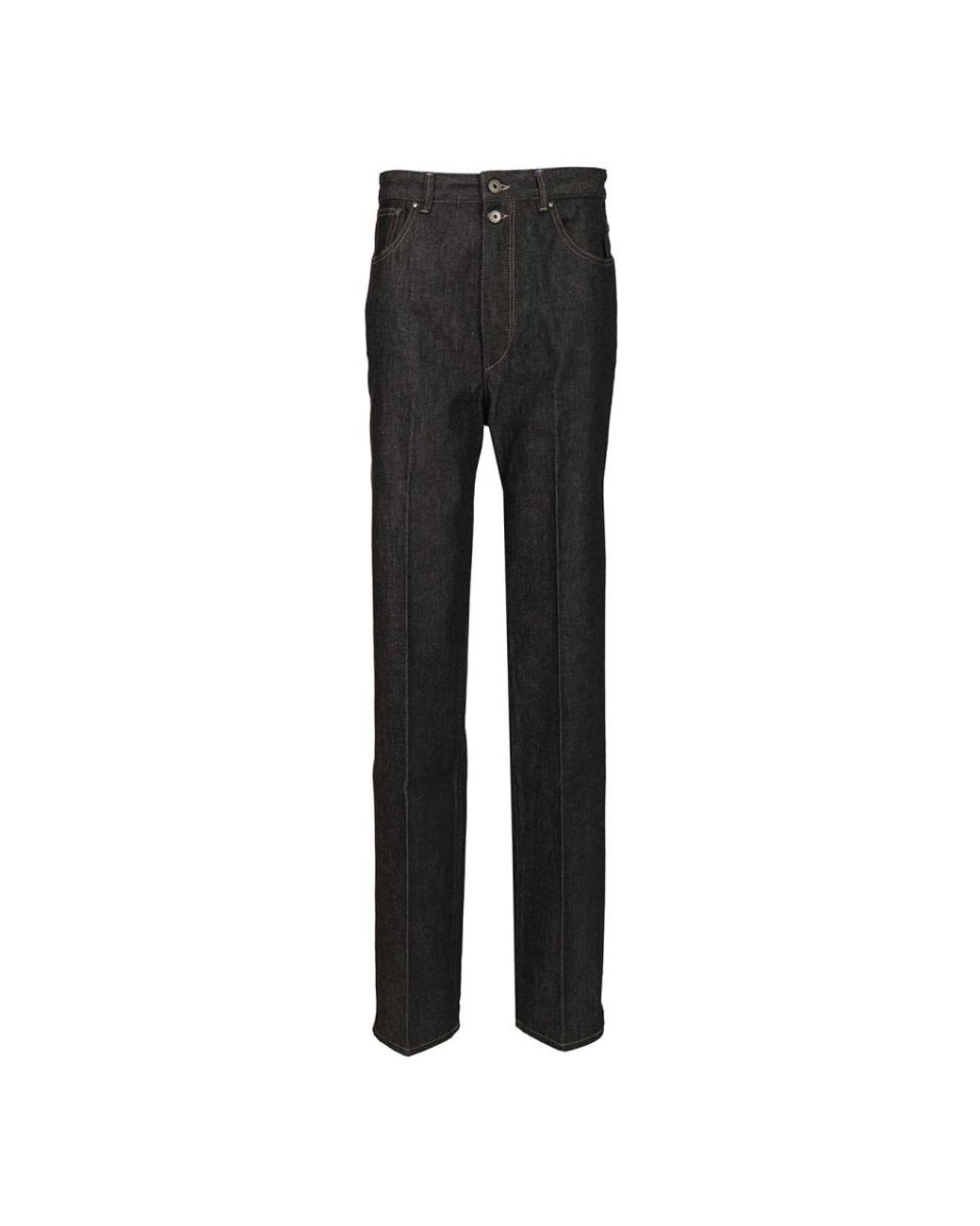 Lemaire Black Straight Jeans