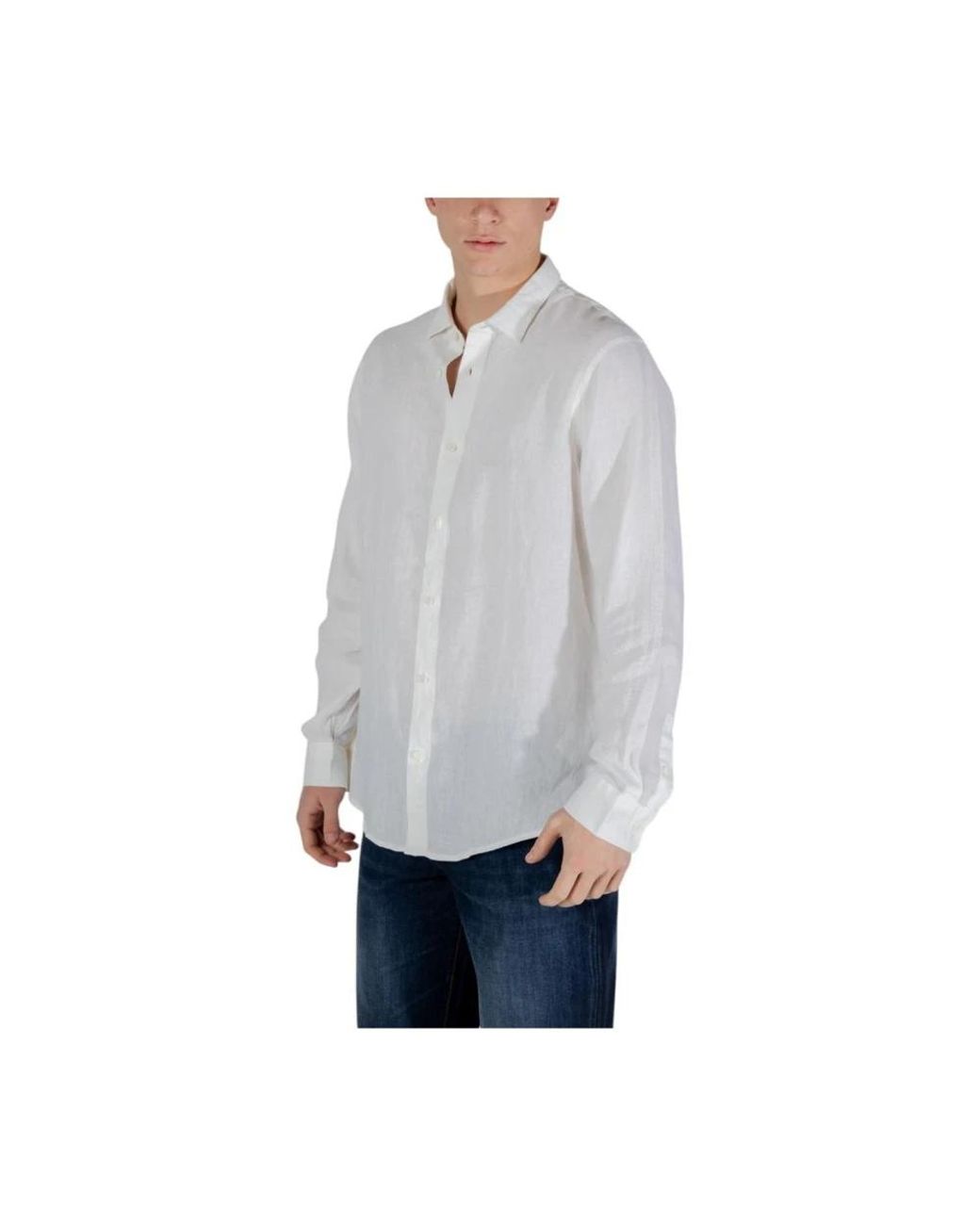 ARMANI EXCHANGE Gray Casual Shirts for men