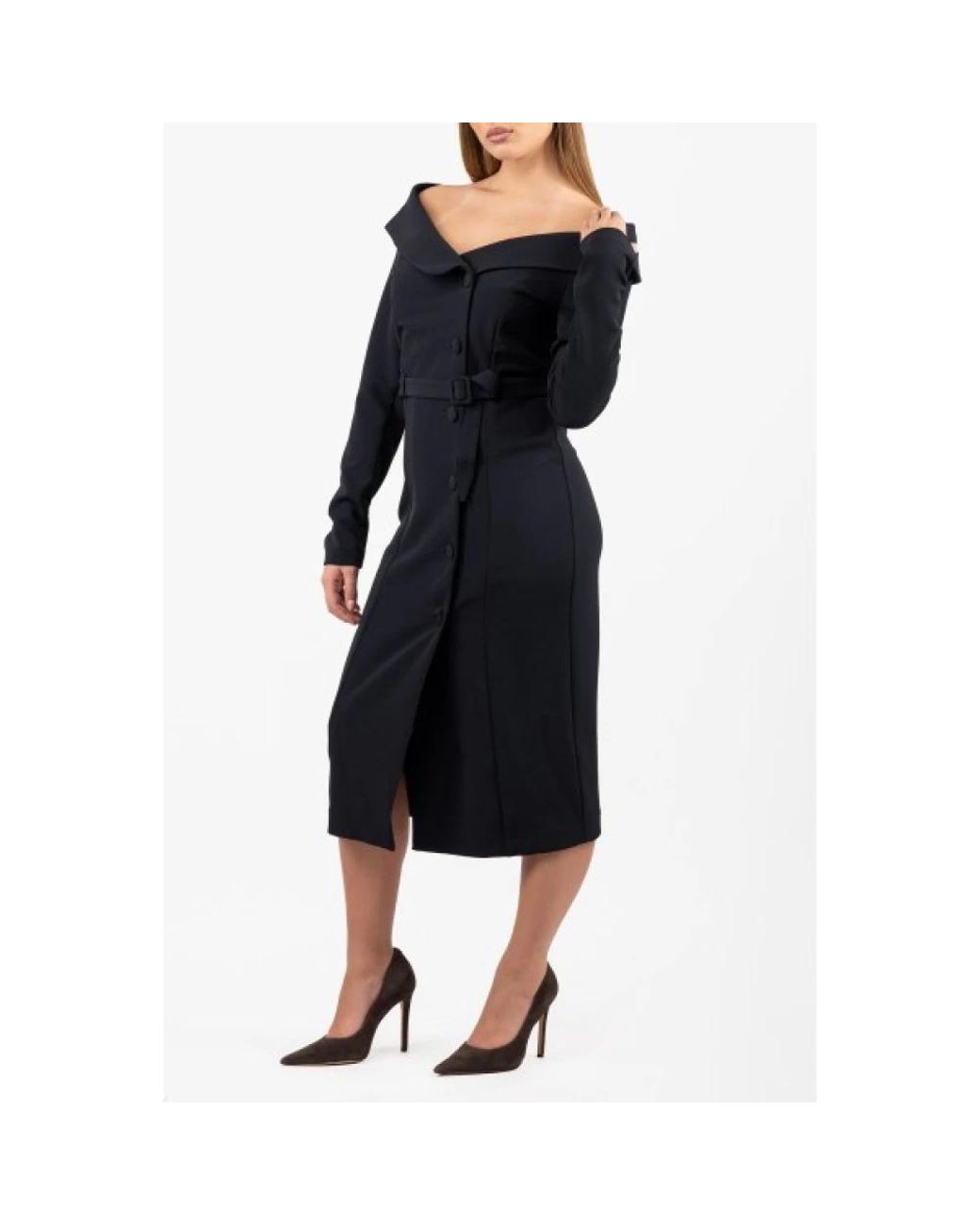Pinko Black Shirt Dresses