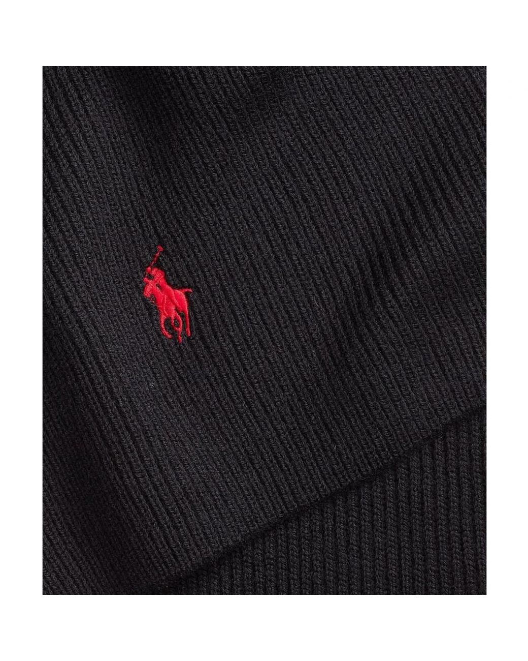 Polo Ralph Lauren Black Winter Scarves for men