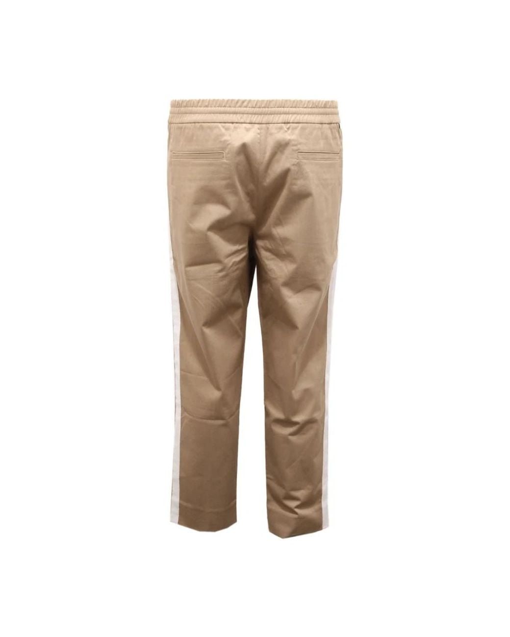 Paolo Pecora Natural Cropped Trousers for men